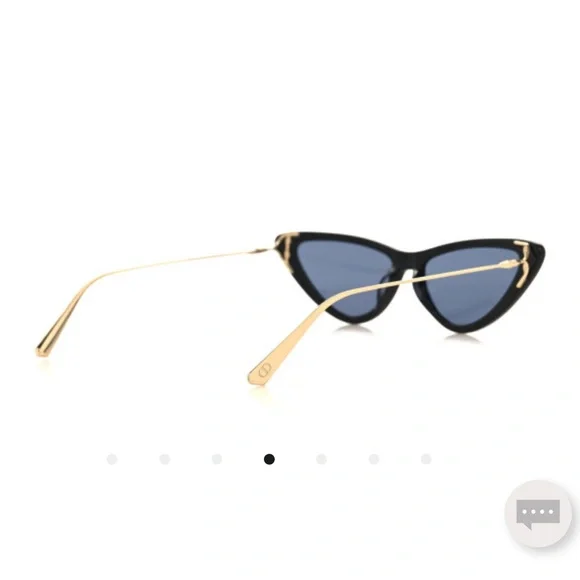 Cat Eye Miss Dior B4U Sunglasses Black